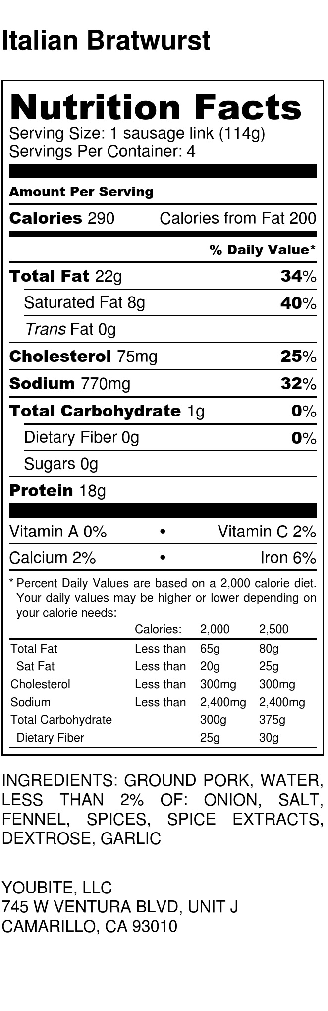 bratwurst nutrition refined with the best ingredients to form the perfect bratwurst nutrition refined with the best ingredients to form the perfect